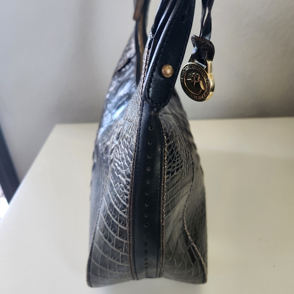 Brahmin Croc Shoulder Bag - Picture 10 of 16